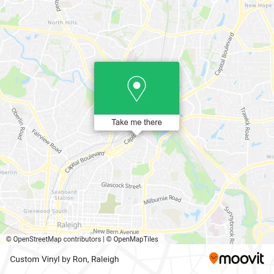 Custom Vinyl by Ron map