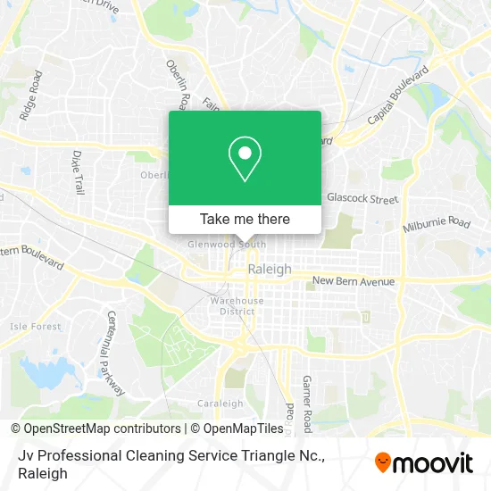 Jv Professional Cleaning Service Triangle Nc. map