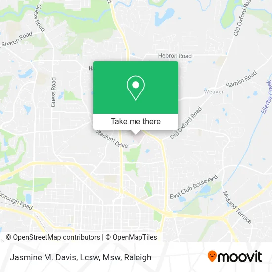 Jasmine M. Davis, Lcsw, Msw map