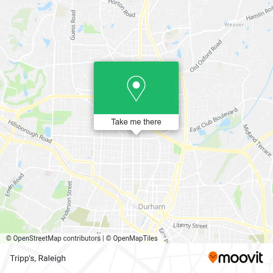 Tripp's map