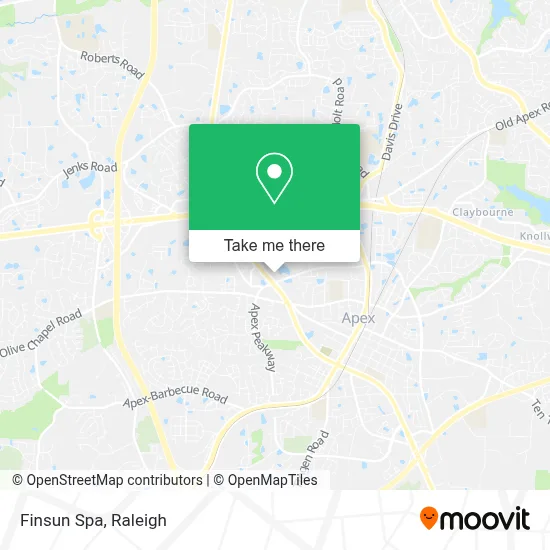 Finsun Spa map