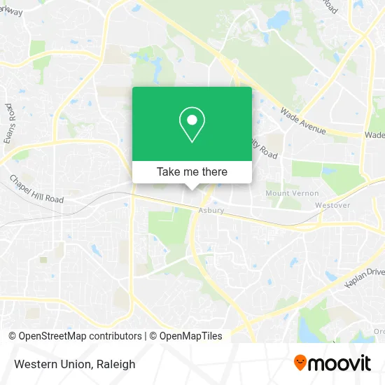 Western Union map