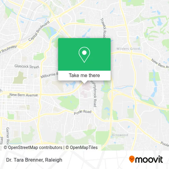 Dr. Tara Brenner map