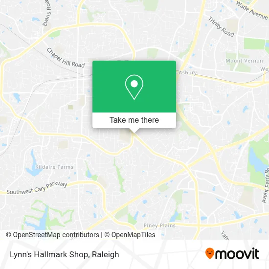 Lynn's Hallmark Shop map