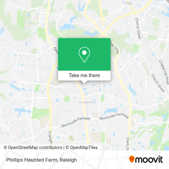 Phillips Haunted Farm map