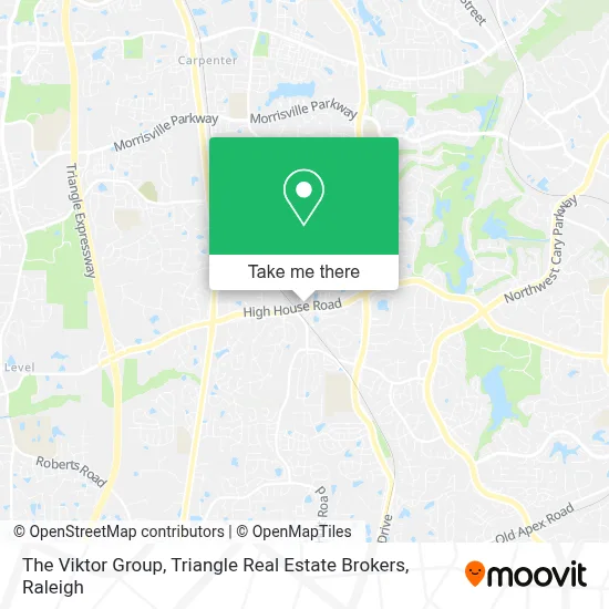 The Viktor Group, Triangle Real Estate Brokers map