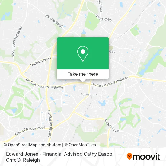 Mapa de Edward Jones - Financial Advisor: Cathy Easop, Chfc®