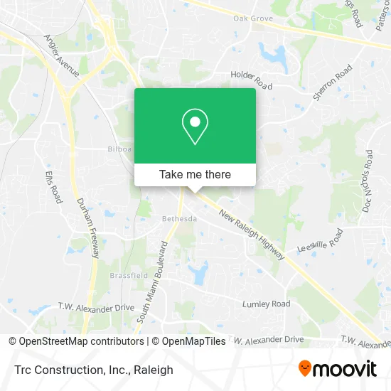 Trc Construction, Inc. map