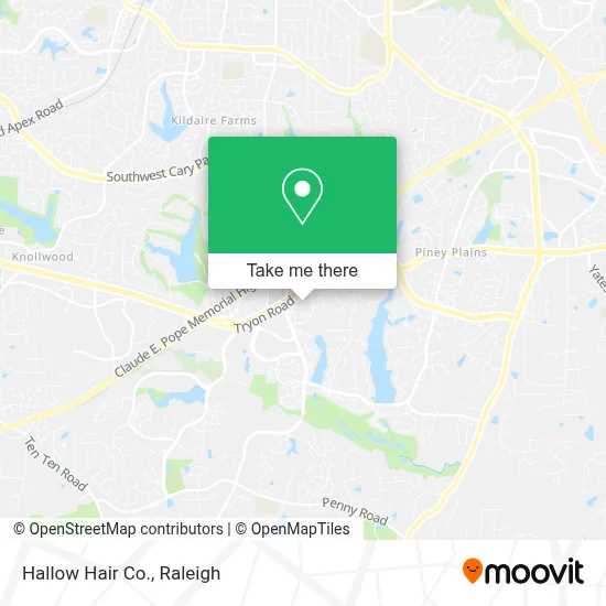 Hallow Hair Co. map