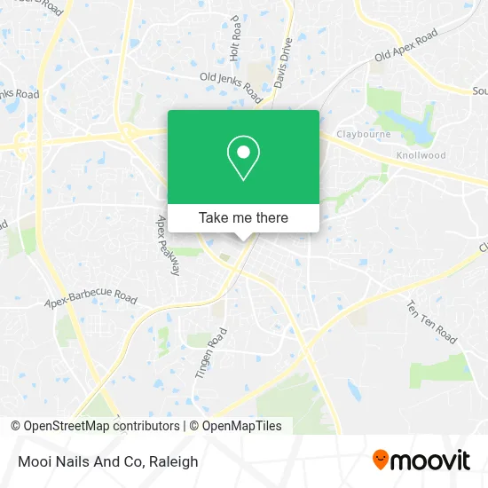 Mooi Nails And Co map