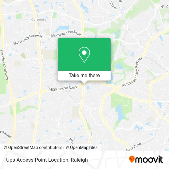 Ups Access Point Location map