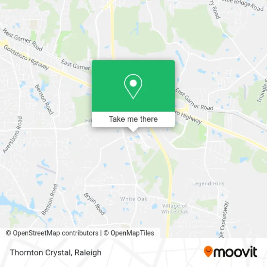 Thornton Crystal map