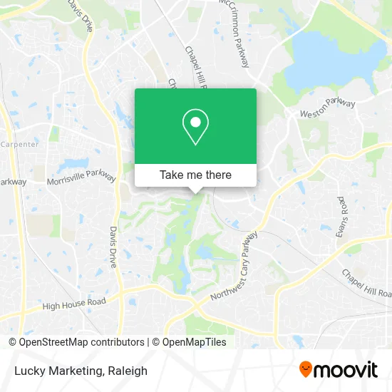 Lucky Marketing map