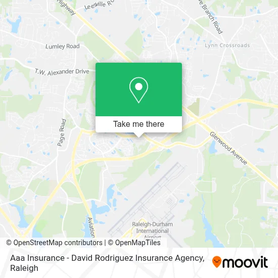 Aaa Insurance - David Rodriguez Insurance Agency map