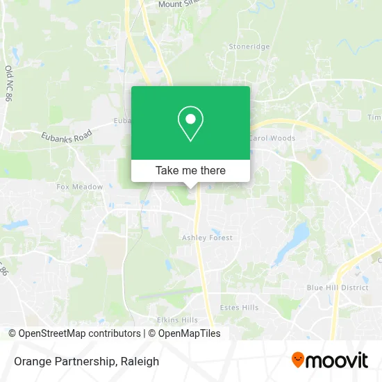 Orange Partnership map