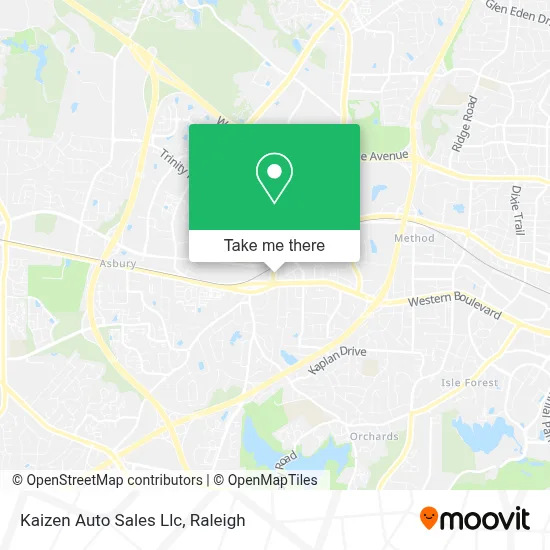 Kaizen Auto Sales Llc map
