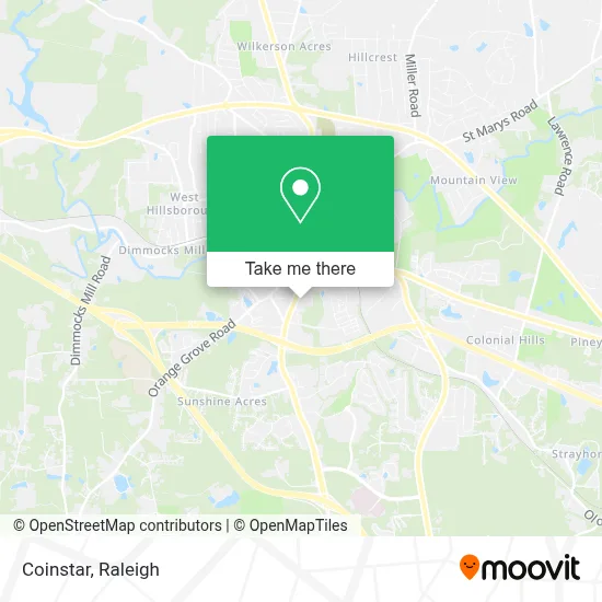 Coinstar map