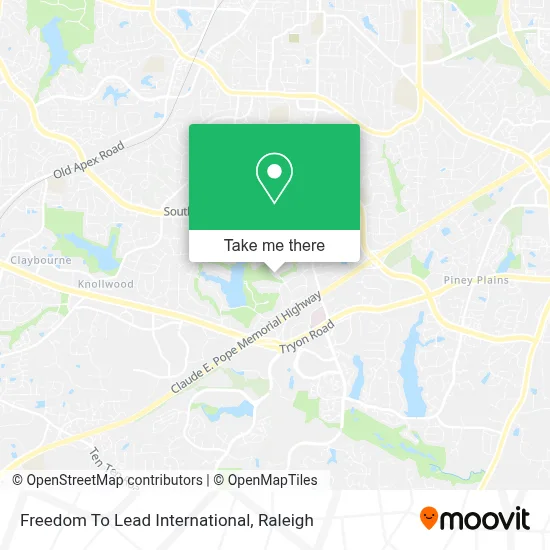 Freedom To Lead International map