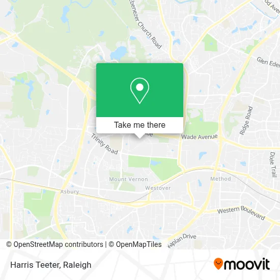 Harris Teeter map