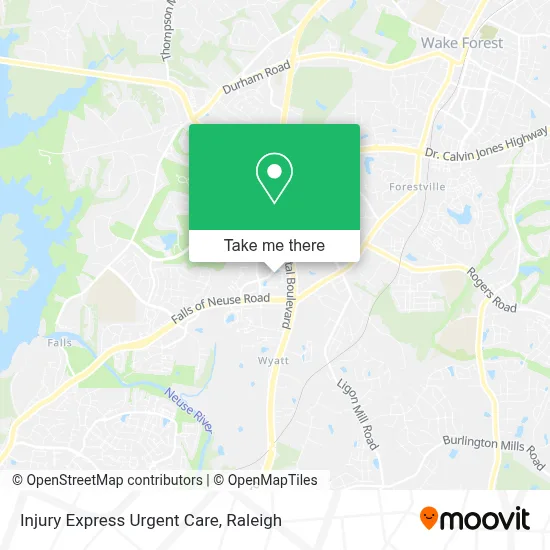 Injury Express Urgent Care map