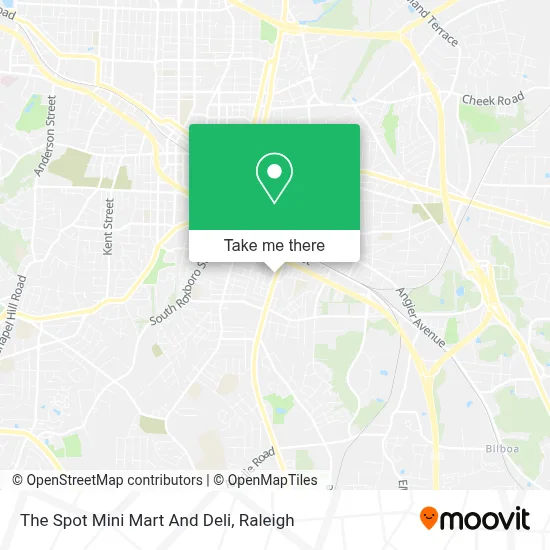 The Spot Mini Mart And Deli map