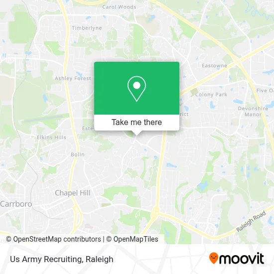 Us Army Recruiting map