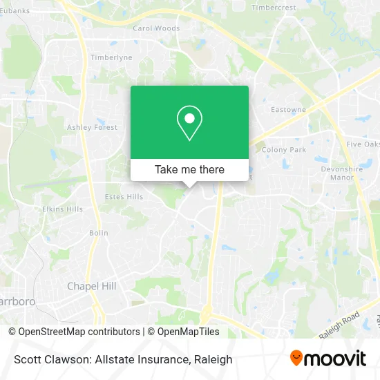 Scott Clawson: Allstate Insurance map