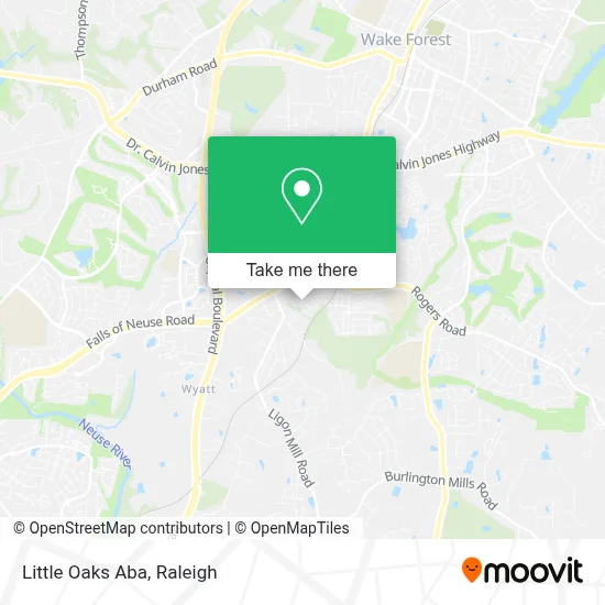 Little Oaks Aba map