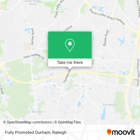 Fully Promoted Durham map