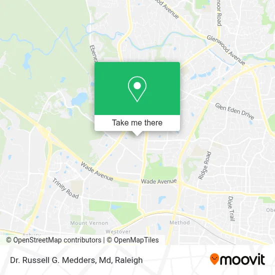Dr. Russell G. Medders, Md map