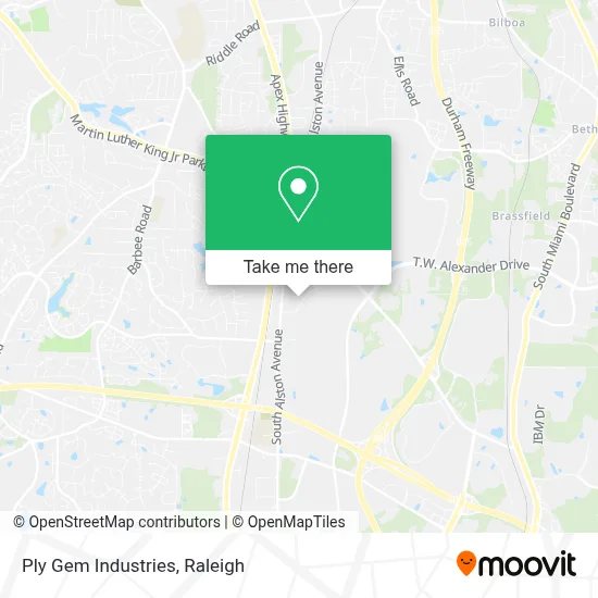 Ply Gem Industries map