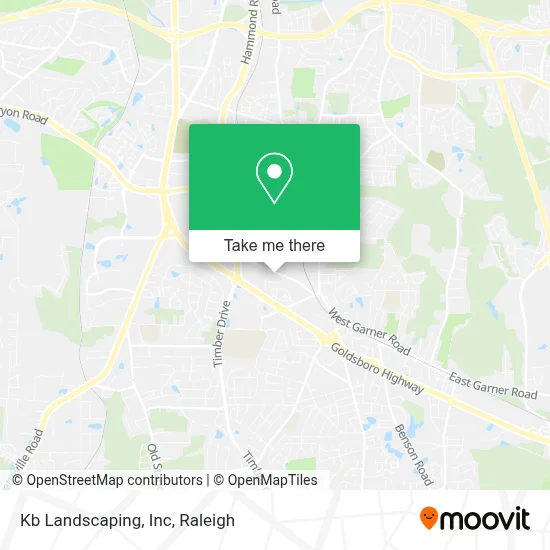 Kb Landscaping, Inc map