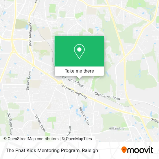 The Phat Kids Mentoring Program map