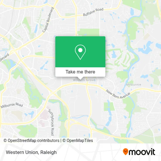 Western Union map