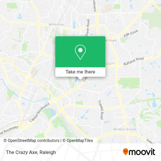 The Crazy Axe map