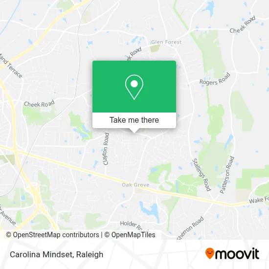 Carolina Mindset map