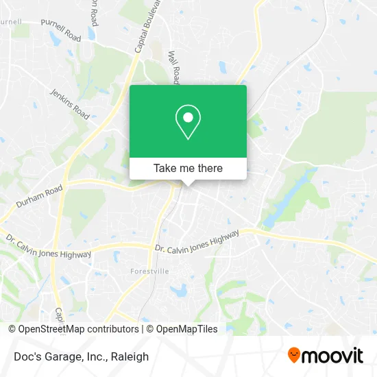 Mapa de Doc's Garage, Inc.