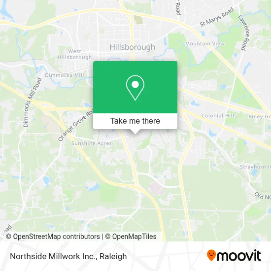Northside Millwork Inc. map