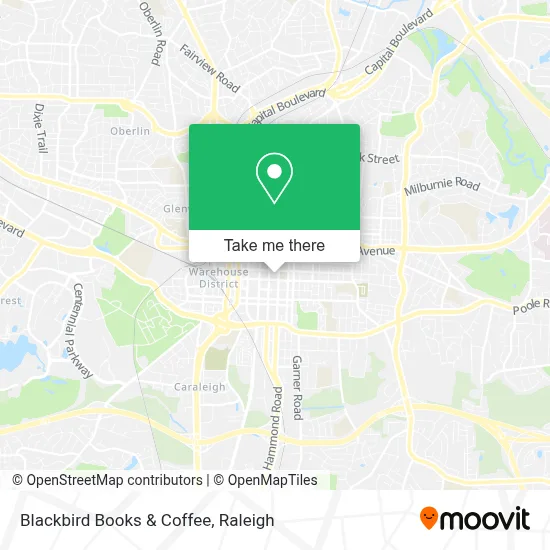 Blackbird Books & Coffee map