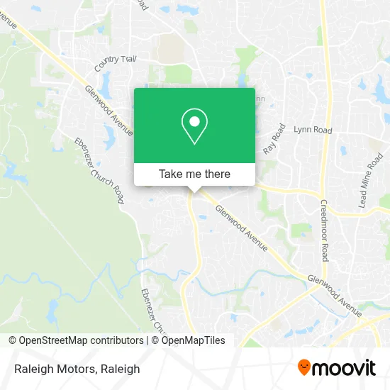 Raleigh Motors map