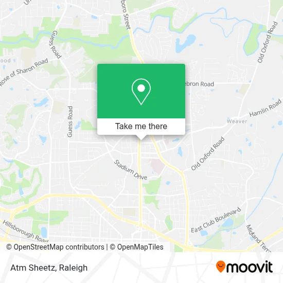 Atm Sheetz map