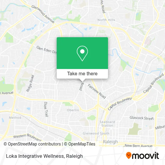Loka Integrative Wellness map