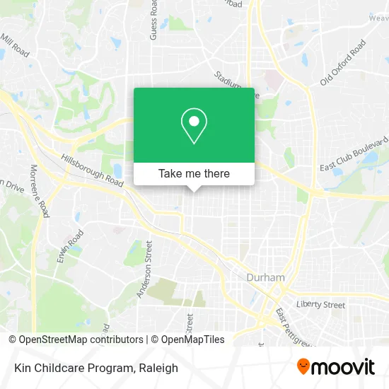 Kin Childcare Program map