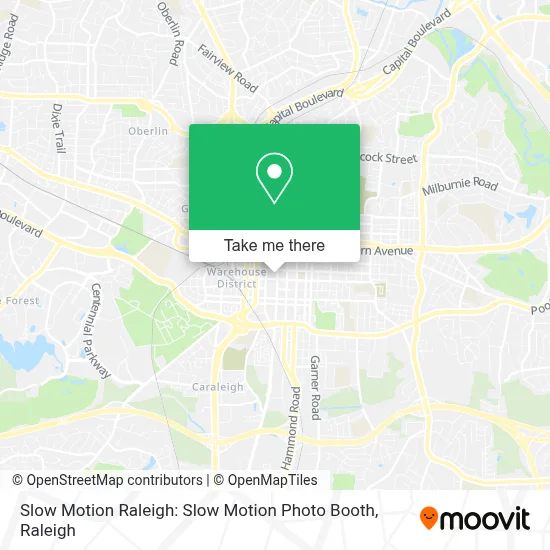 Slow Motion Raleigh: Slow Motion Photo Booth map