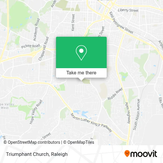 Triumphant Church map