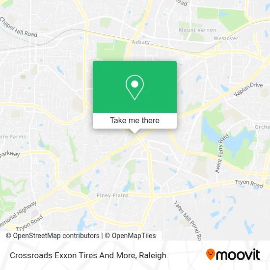 Crossroads Exxon Tires And More map