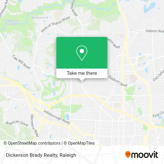 Dickerson Brady Realty map
