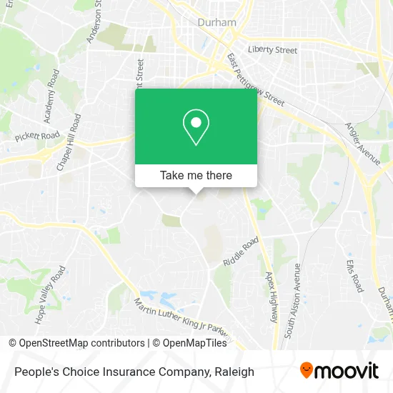 People's Choice Insurance Company map