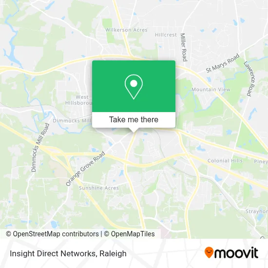 Insight Direct Networks map