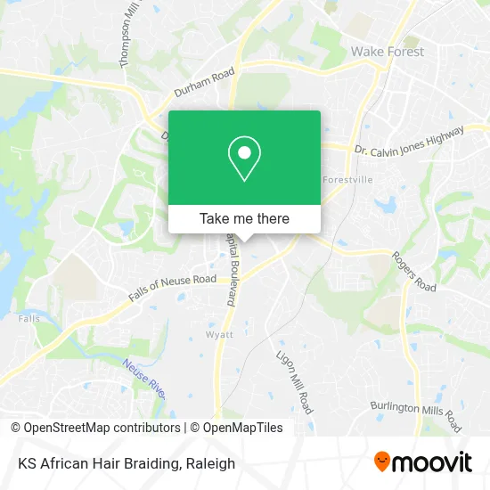KS African Hair Braiding map